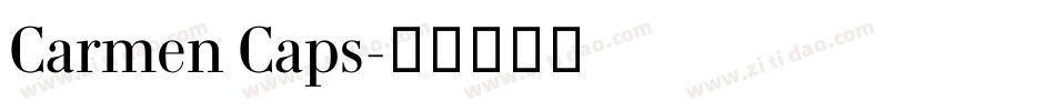 Carmen Caps字体转换